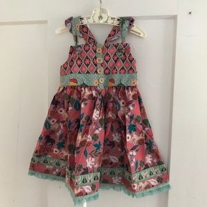 Matilda Jane unicorn pinafore style dress sz 18 mo